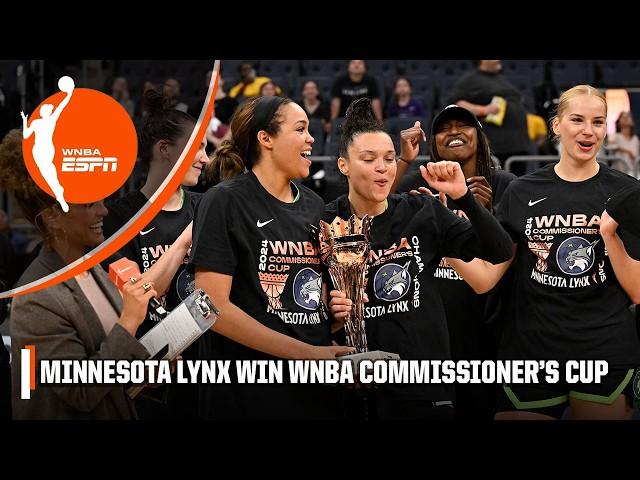 MINNESOTA LYNX WIN 2024 WNBA COMMISSIONER'S CUP  | SportsCenter