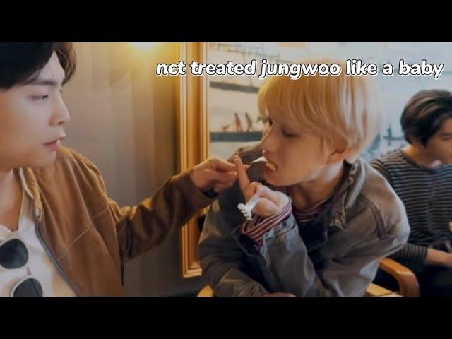 this is how nct treat jungwoo like a baby