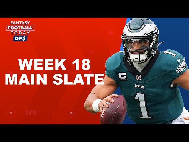 NFL DFS Week 18 Preview: Main Slate Lineups, Picks, Stacks & Ownership| 2023 Fantasy Football Advice