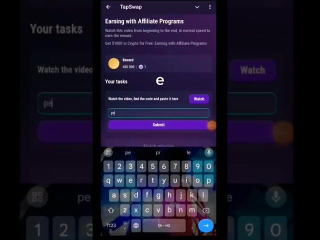 Earning with Affiliate Programs | Tapswap Code Get $1000 in Crypto for Free: Earning with Affiliate