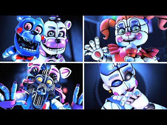 Every FNaF Sister Location Animatronic in a Nutshell