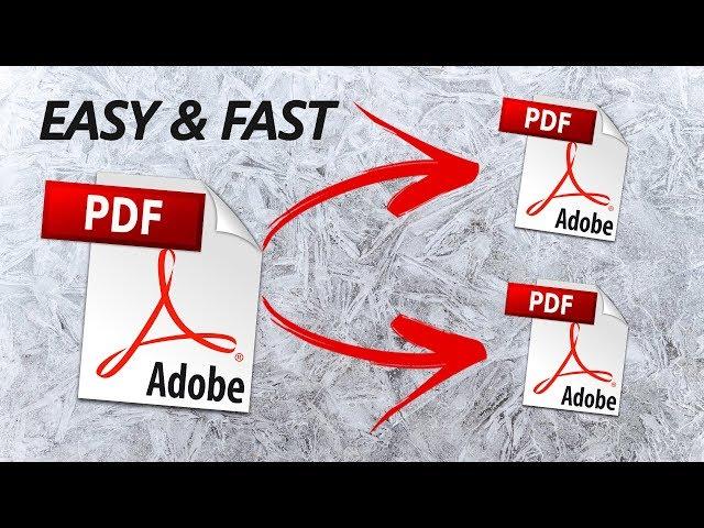 How to split a PDF document into multiple files | Free & Easy