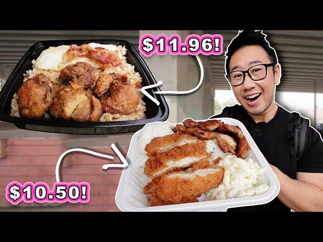 MASSIVE Cheap Eats *LOCAL HIDDEN SPOTS*! || [Oahu, Hawaii] Plate Lunch, Manapua & more!