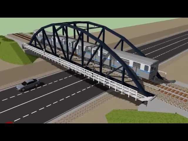 SketchUp  Model Of A Bridge