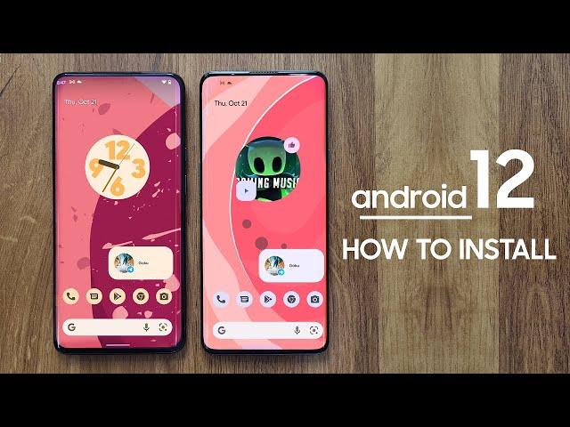 How to INSTALL Android 12 on Any Smartphone