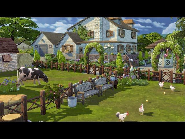 FARM | THE SIMS 4 COTTAGE LIVING | NO CC | Stop-motion