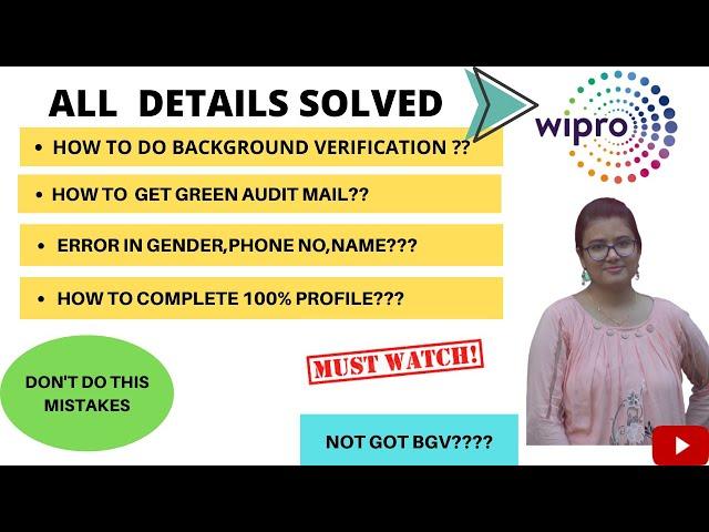 Wipro Background verification||How to upload all documents||Complete details of BGV||Must watch