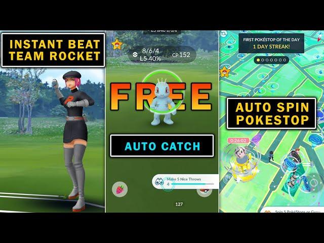 Get All PGSharp Standard Features Without Standard key | Auto Catch, Auto Spin Pokestop And More