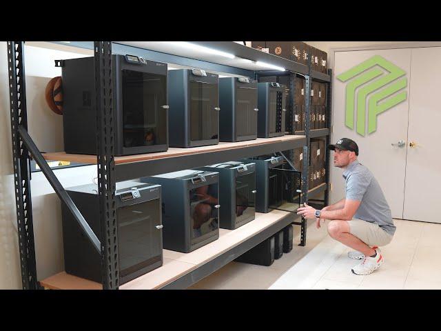 $100,000 3D Print Farm Tour