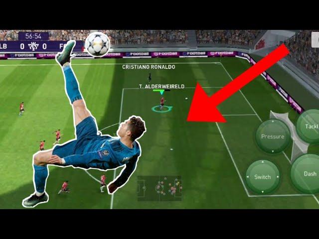 This is how acrobatic shot looks in pes mobile 2021  