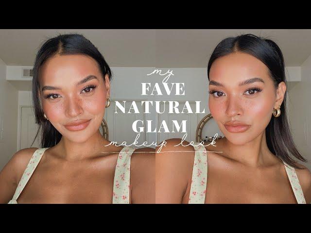 MY FAVORITE "NATURAL" GLAM LOOK! | NICOLE ELISE