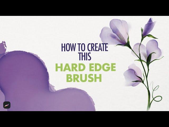 How to create a HARD EDGE BRUSH in PROCREATE