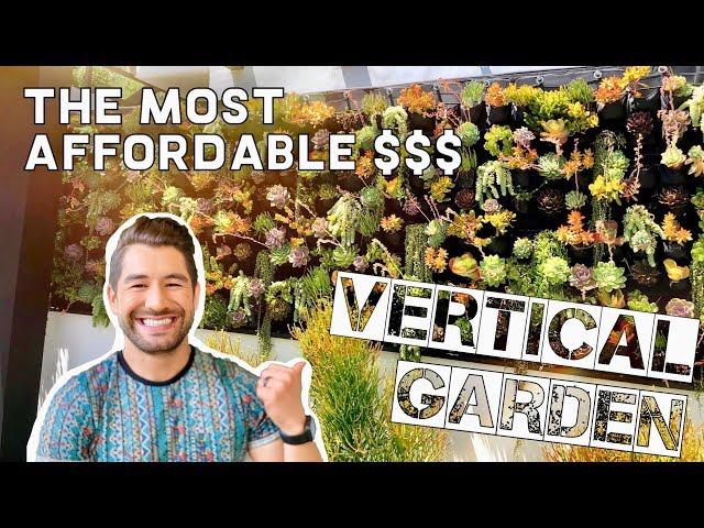 THE MOST AFFORDABLE VERTICAL GARDEN - IKEA HACK