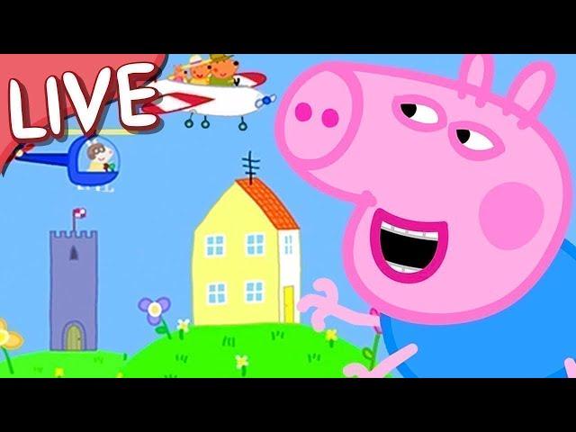  Giant Peppa Pig and George Pig! LIVE FULL EPISODES 24 Hour Livestream!