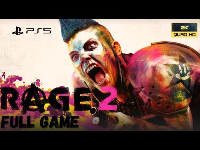 Rage 2 | Full Game | No Commentary | *PS5 | 2K 60FPS