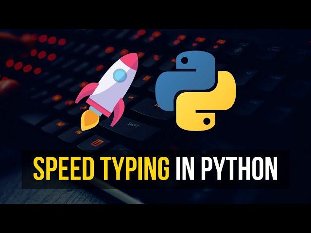 Speed Typing Test in Python