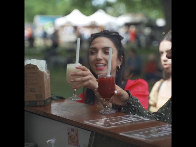 Fruzo & Triple 3 Slushy Drinks at Wine and Food Festival (15 sec). Instagram #1.