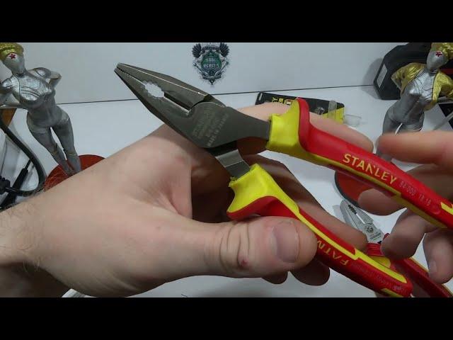 Диэлектрические плоскогубцы Stanley Fatmax 0-84-000