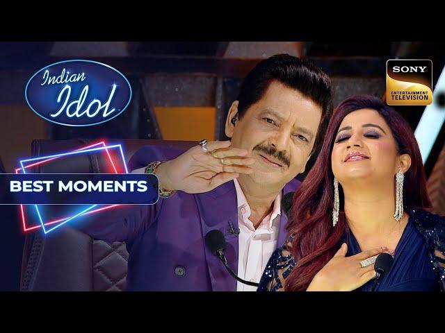 Indian Idol S14 | Udit Narayan जी की आवाज में गाना सुनते ही Shreya ने दिल थाम लिया | Best Moment