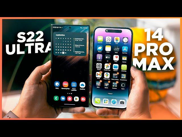 ¡Esto es MUY DURO! iPhone 14 Pro Max vs Galaxy S22 Ultra