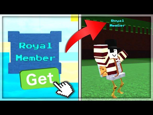 How to be a Royal Member - Tutorial | Build a Boat