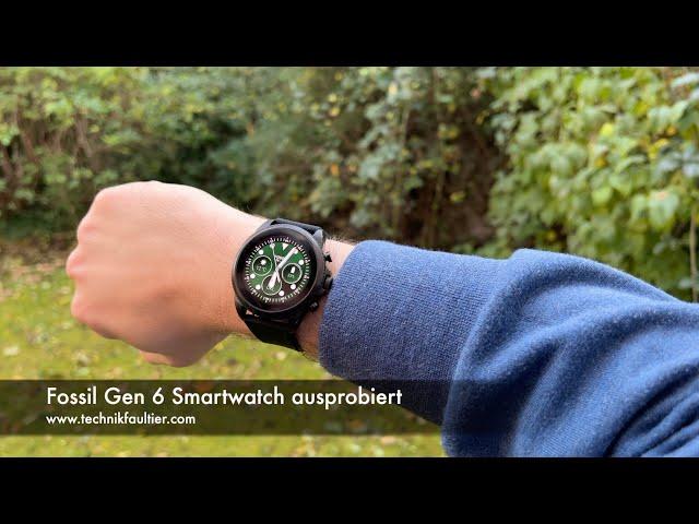 Fossil Gen 6 Smartwatch ausprobiert