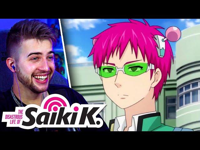 THIS ANIME IS TOO FUNNY!! Saiki K. Episode 1 REACTION + REVIEW