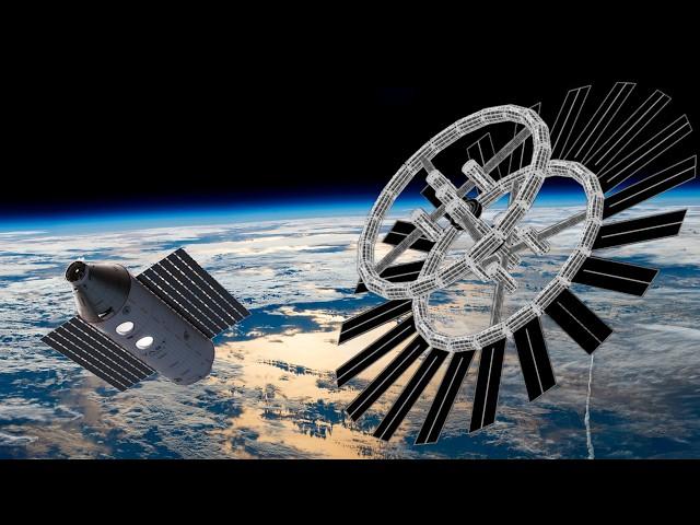 Rotierende Megastation im Erdorbit!? VAST mit SpaceX verbündet: Bau einer modularen Raumstation!