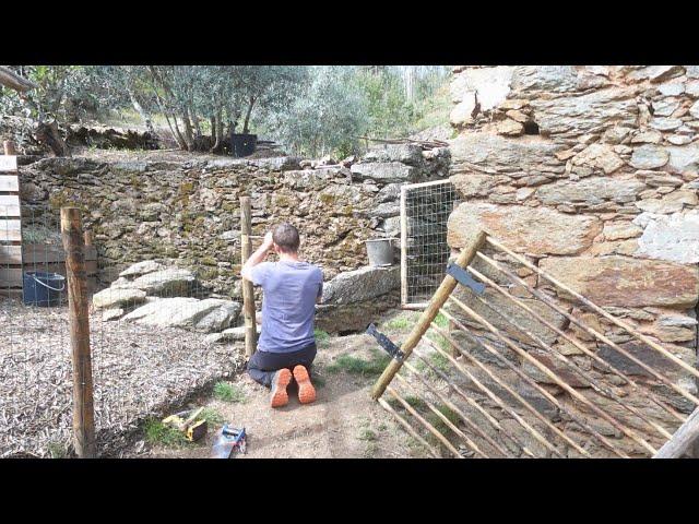 #49 - Making a RUSTIC Gate to Access Our Land in Central Portugal