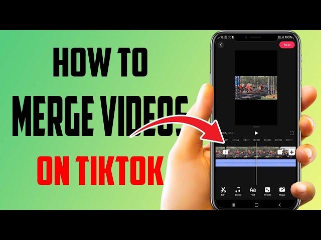 How To Merge Videos On TikTok - Tiktok Tutorial for beginner