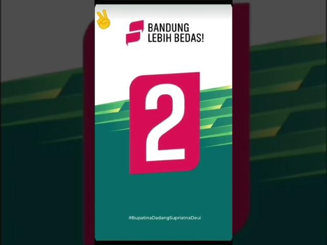 COBLOS NOMOR 2 DADANG SUPRIATNA DAN ALI SYAKIEB  UNTUK BUPATI /WAKIL BUPATI KABUPATEN BANDUNG