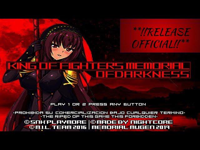 -:[KOF Memorial Of Darkness]:-RELEASE OFFICIAL