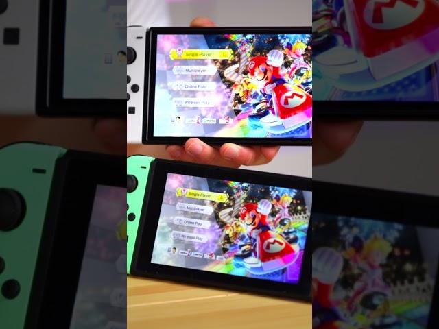 Nintendo Switch OLED vs LCD Screen Quality