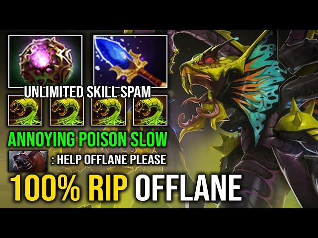 How to 100% Delete Any Hero From Offlane with Octarine Aghanim Poison Venomancer Dota 2