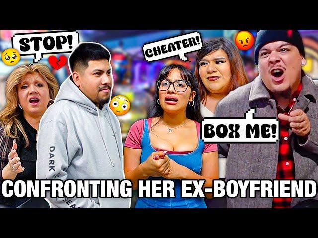 WE CONFRONTED HER EX-BOYFRIEND FOR CHEATING ON HER... *JORDAN VS LUIS*