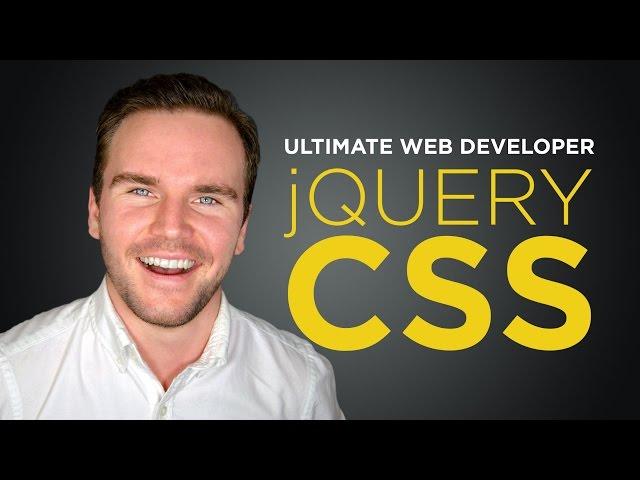 jQuery CSS [#10] Ultimate Web Developer Course (Free Tutorial)