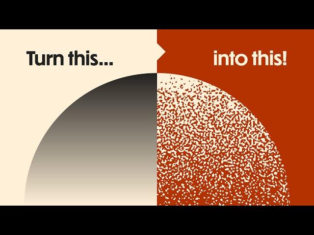 How to Add Live and Editable Grain Texture to Objects and Gradients in Adobe Illustrator