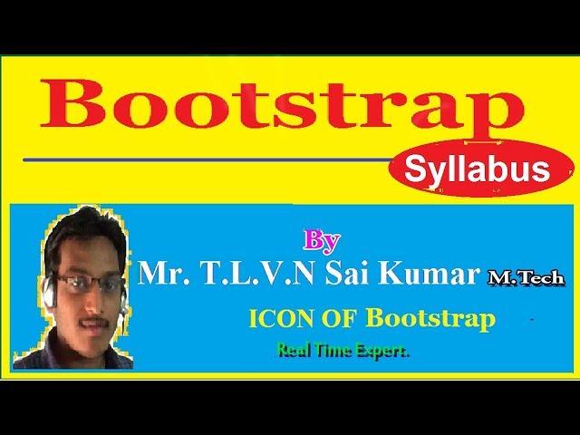 Video 1: BootStrap Syllabus