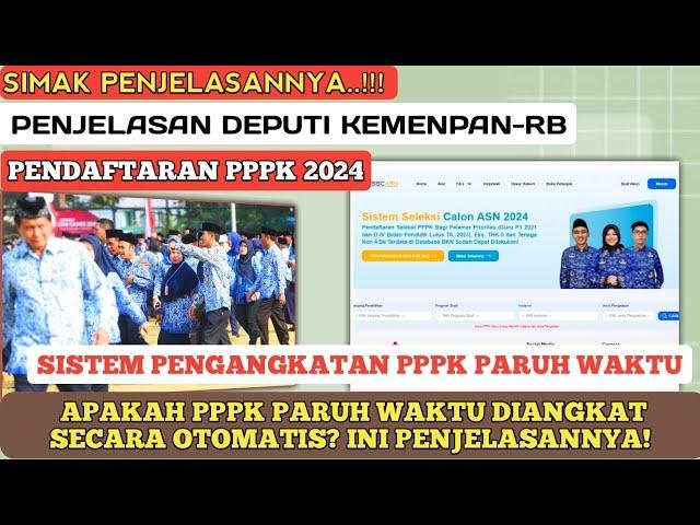 CERMATI BEGINI SISTEM PENGANGKATAN PPPK PARUH WAKTU!