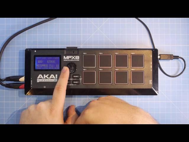  AKAI MPX8 Mobile SD Sample Player