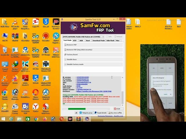 Samsung j2 pro frp bypass free tool Samsumg j250F google account bypass free tool gmail bypass