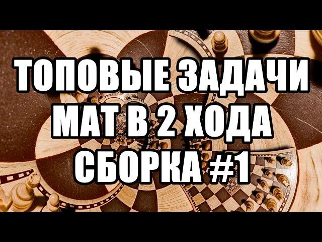 Шахматные задачи мат в 2 хода. Решаем лучшие задачи. Сборка №1. Шахматы задачи. Решение задач.