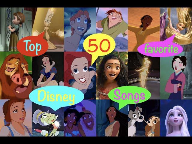 Top 50 Disney Songs