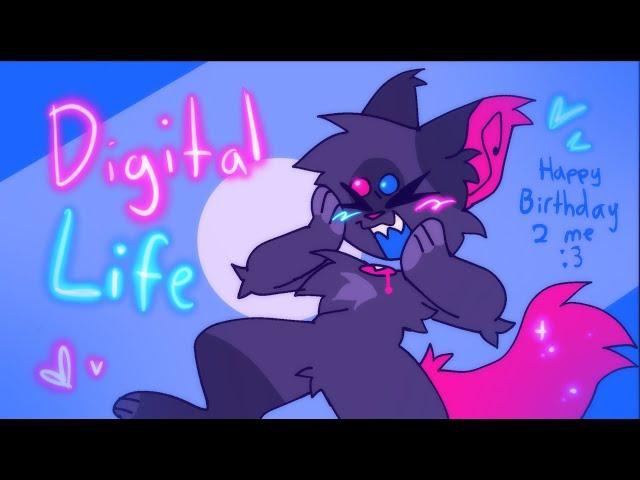 Digital life animation meme // BIRTHDAY ANIMATION // original???