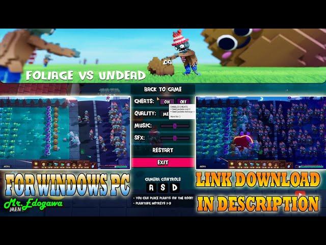 Gameplay + Link download PVZ mod Foliage Vs Undead By Bobby Ivar