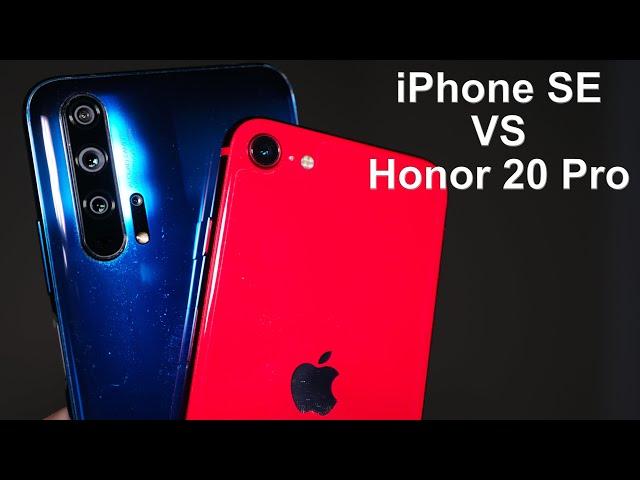 Honor 20 Pro VS iPhone SE 2020 Camera Comparison