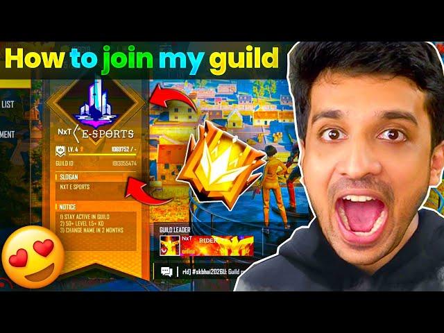 How To Join Nxt Esports Guild  - Garena Free Fire Max #shorts