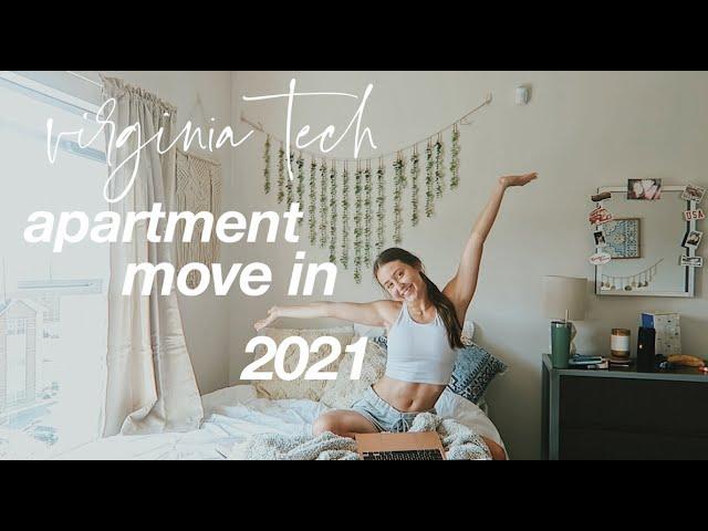 College Apartment Move-In @ Virginia Tech || Hannah Teal