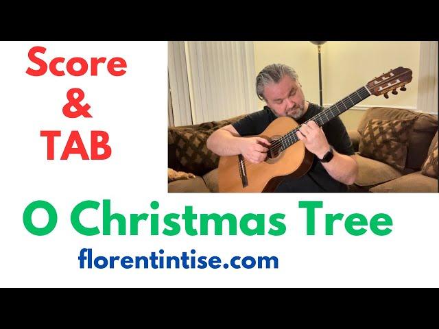 O Christmas Tree O Tannenbaum Classical Guitar Score & TAB