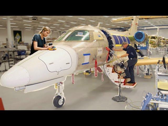 Inside Embraer & Dassault Private Jet Factories Producing Bombardier super advanced aircraft
